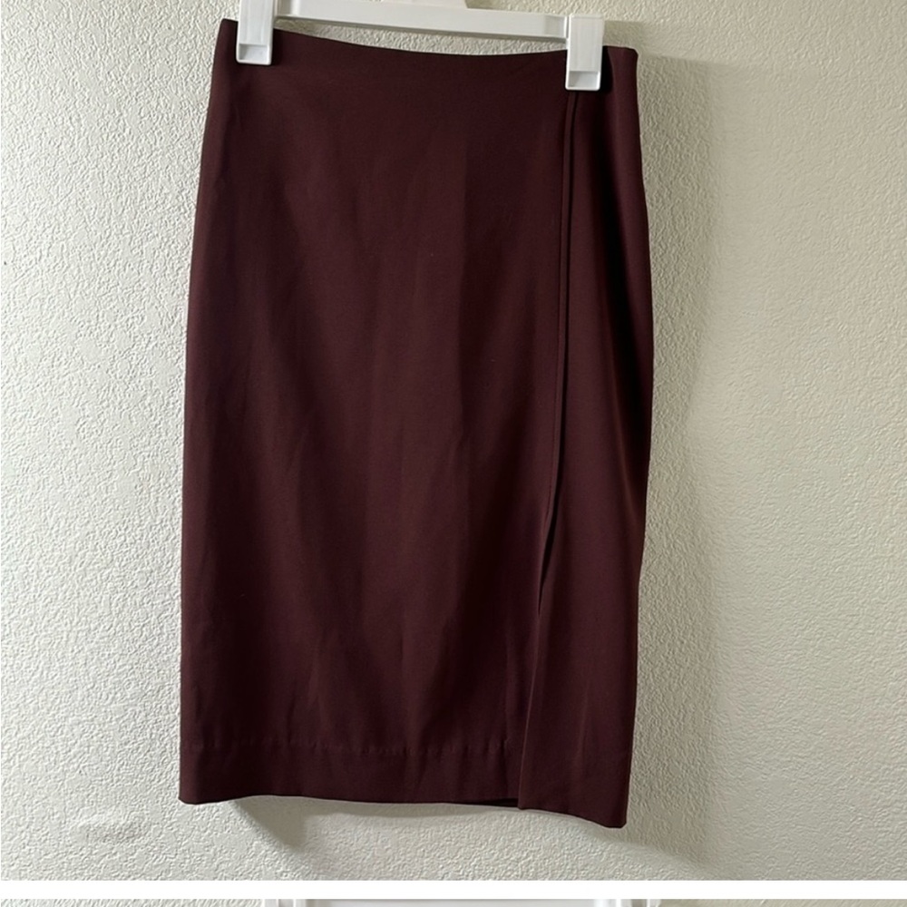 M.M Lafleur Pencil Skirt in Burgundy